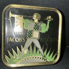 Jacob’s Antique Sampler Tin vgc cracker tin 