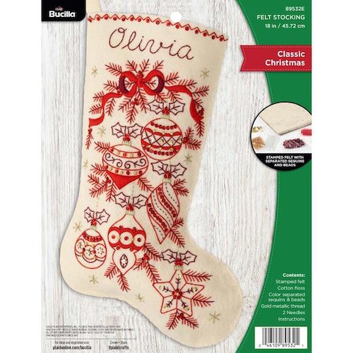 Bucilla felt christmas - bucilla, 18"