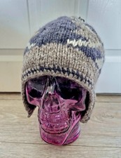 Pachamama Wool Beanie Bobble Hat