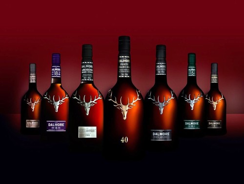 Dalmore bottles theme - bottles,, retro
