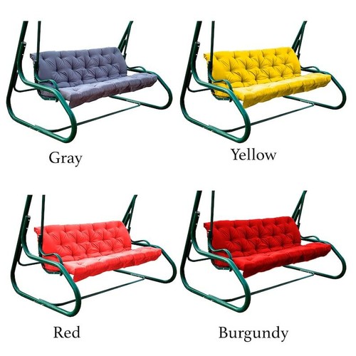 Soft cushion for porch swing