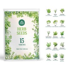 Herb Seed Pack 15 Varieties Grow Your Own Plants  Mint Chives Basil Coriander