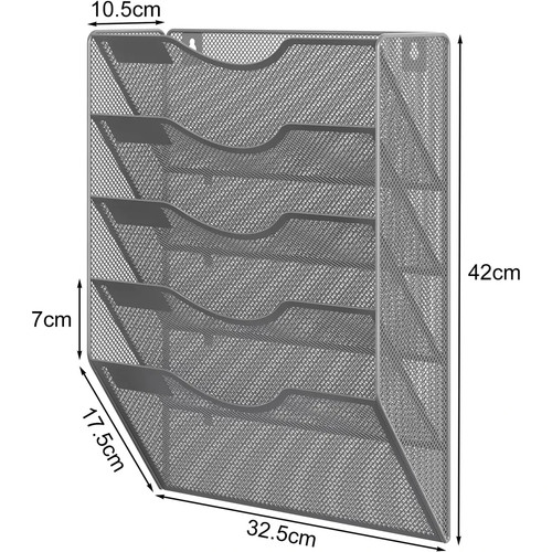 Tier wall mounted file - 5,