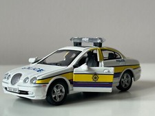 Jaguar S-Type North Yorkshire Police British Car Model Toy Diecast Amercom 1:43