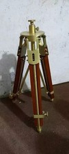40'' Wooden Tripod Vintage Theater Stage Industrial Nautical Tripod Stand