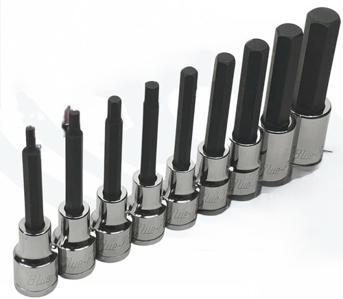 Blue point long hex - point, 1/2"