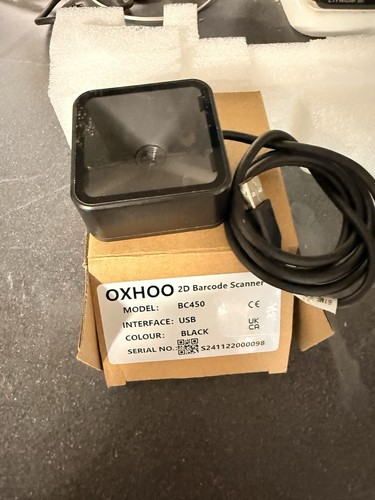 Oxhoo bc450 barcode scanner - oxhoo, 2d