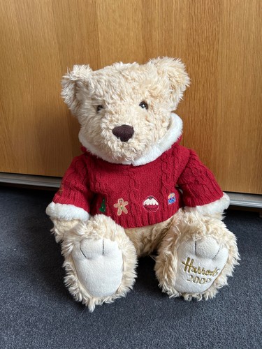 Harrods christmas teddy bear - harrods, bear-
