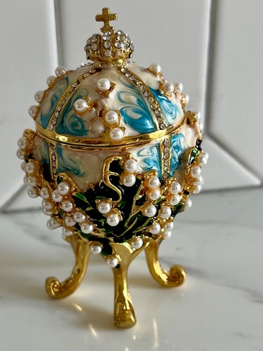 Faberge egg replica trinket - replica,