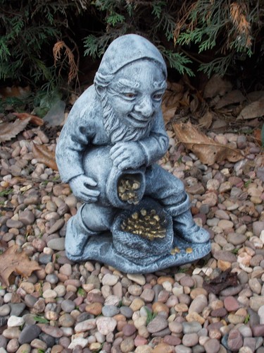 Leprechaun concrete garden
