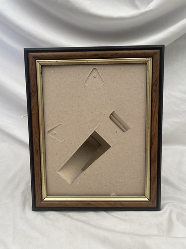 Vintage brown wooden picture - brown,