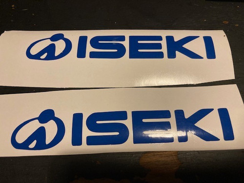 Iseki tractor decals stickers - iseki,