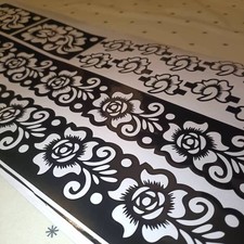 Henna Stencils Large Template
