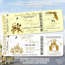 Disney Wedding Invites