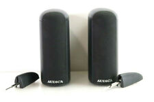 Beautiful Audica CS-S1 Speakers Satellite (Black) With Mounts d623