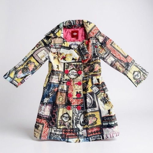Oilily girl trench coat