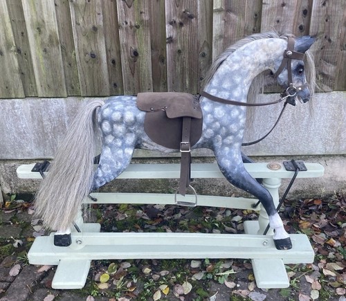 Antique rocking horse - rocking, real