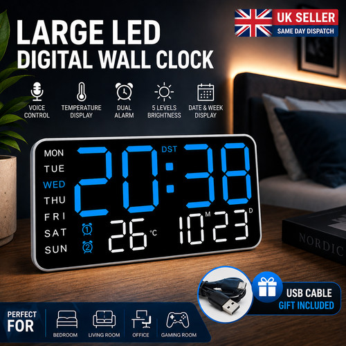 Large led digital - digital, clock
