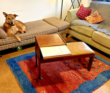  Vintage 70's Chippy Telephone Table With Seat