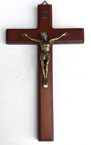 Wall crucifix dark - crucifix,