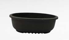 Brown Mica Bonsai Pot - Oval 15.25" x 11.5" x 4.5"OD Great Gift for Gardener