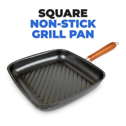 26cm non stick square grill - stick,