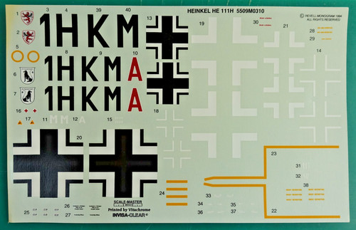Monogram heinkel 111 5509 - 1/48,