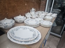 75 Piece Royal Albert Silver Maple Tea & Coffee & Dining Set 