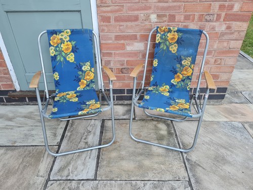 Vintage retro pair 80s garden - pair,