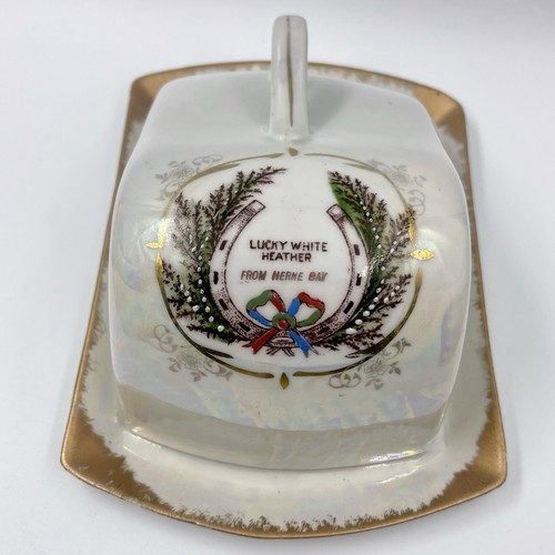 Crested china lustre cheese - crested,