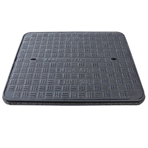 Solid iron manhole cover - iron,