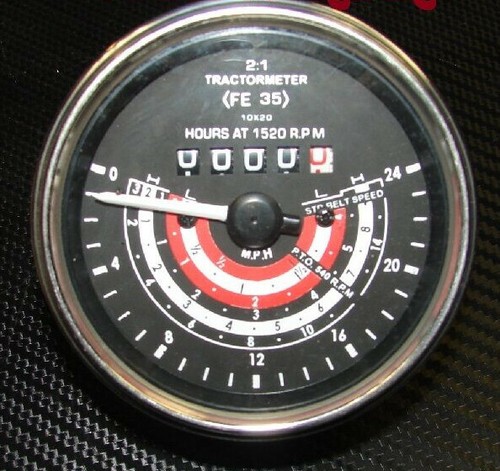Rev counter clock mph - counter,