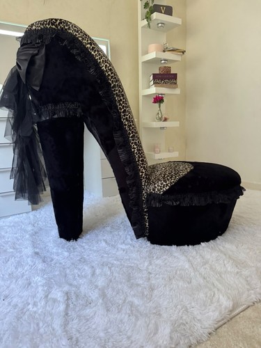 Luxury black faux fur - faux,