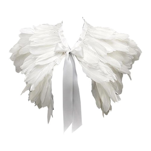 Feather shawl shrug - feather,