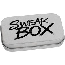 'Swear Box' Metal Hinged Tin /