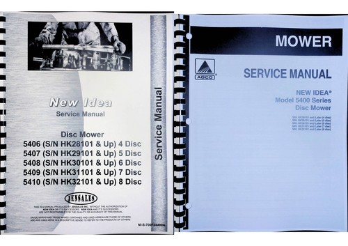 New idea disc mower service - new,