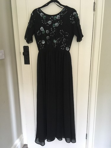 Womens beaded embellished maxi - beaded,