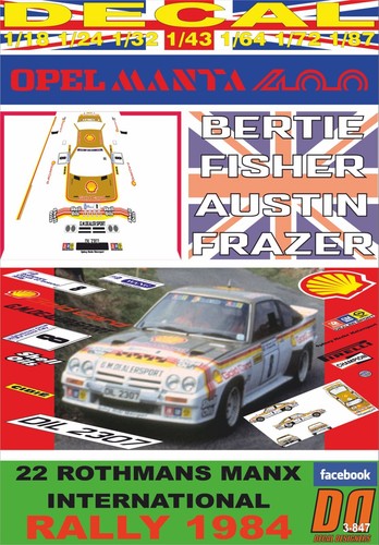 Decal opel manta - opel,