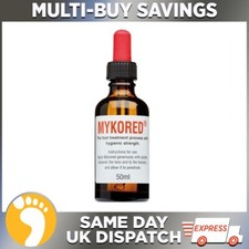 Mykored Nail Tincture Pipette Dropper 50ml | Safe & Painless Fungal Protection