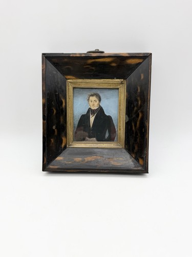 Antique miniature watercolur - antique,