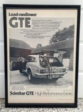 Framed original Classic Car Ad