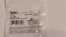 Weller LT 1L Solder Tip Conical Long Ø0.2 x 26.4mm Iron Tip Pack Of 3