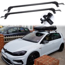 43.3" For VW Golf 2008-2021 Roof Rack Cross Bar Luggage Cargo Carrier w/Locks