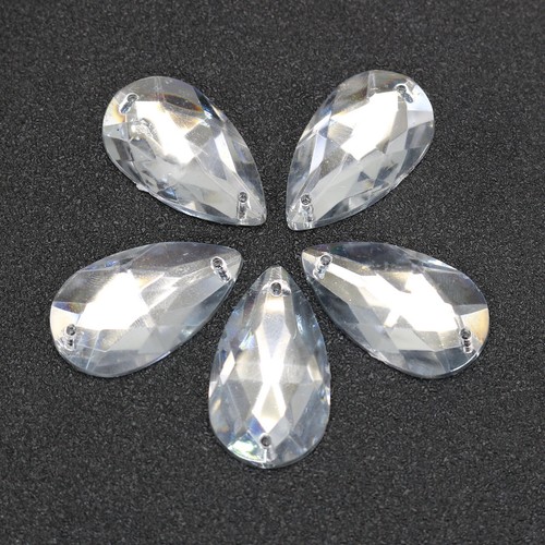 Clear flatback acrylic - 50,