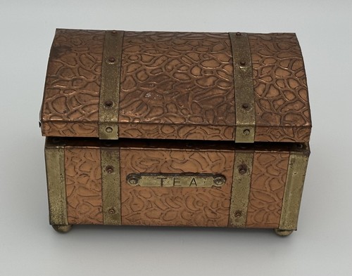 Vintage embossed copper - a, and