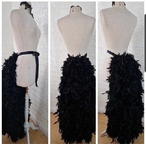 Burlesque long feather - burlesque,