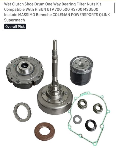 Wet clutch rebuild - wet,