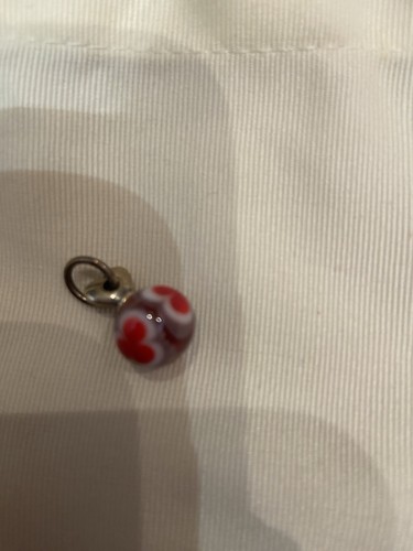 Trollbeads red pink flower - trollbeads,