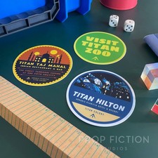 Red Dwarf Cosplay: Prop Titan Colony Case Sticker Set / Spaceship Display Decals