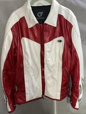 Hein Gericke Womens Leather Biker Jacket Motorcycle Jacket New Sz 12